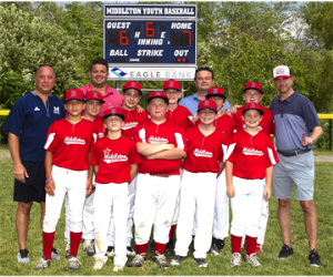Red Sox are MYBSA and Tri-Town Champions!  Photo Credit: AJM Photography